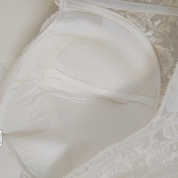 Vintage Goddess Lacy Plus Size Bustier Sz 52B - Picture 10 of 11